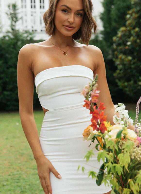 White Graduation Dress - Chapelle