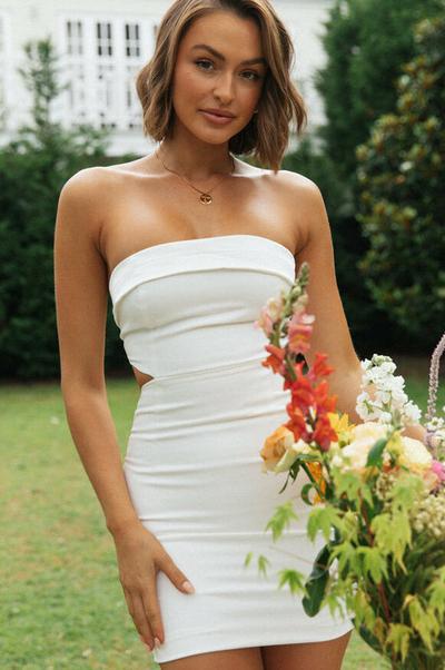 White Graduation Dress - Chapelle