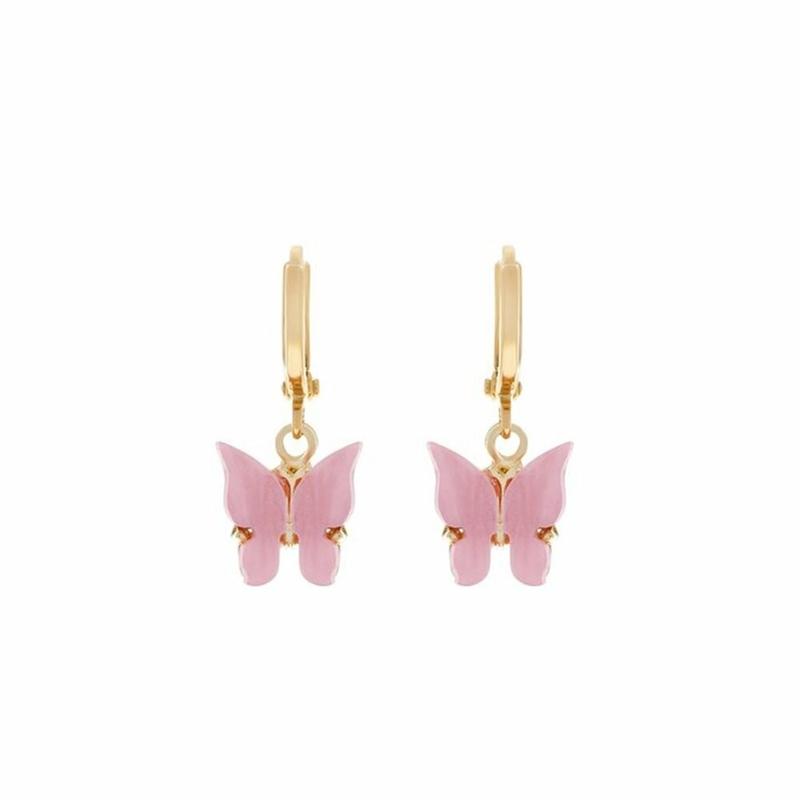 Butterfly Earrings - Blush
