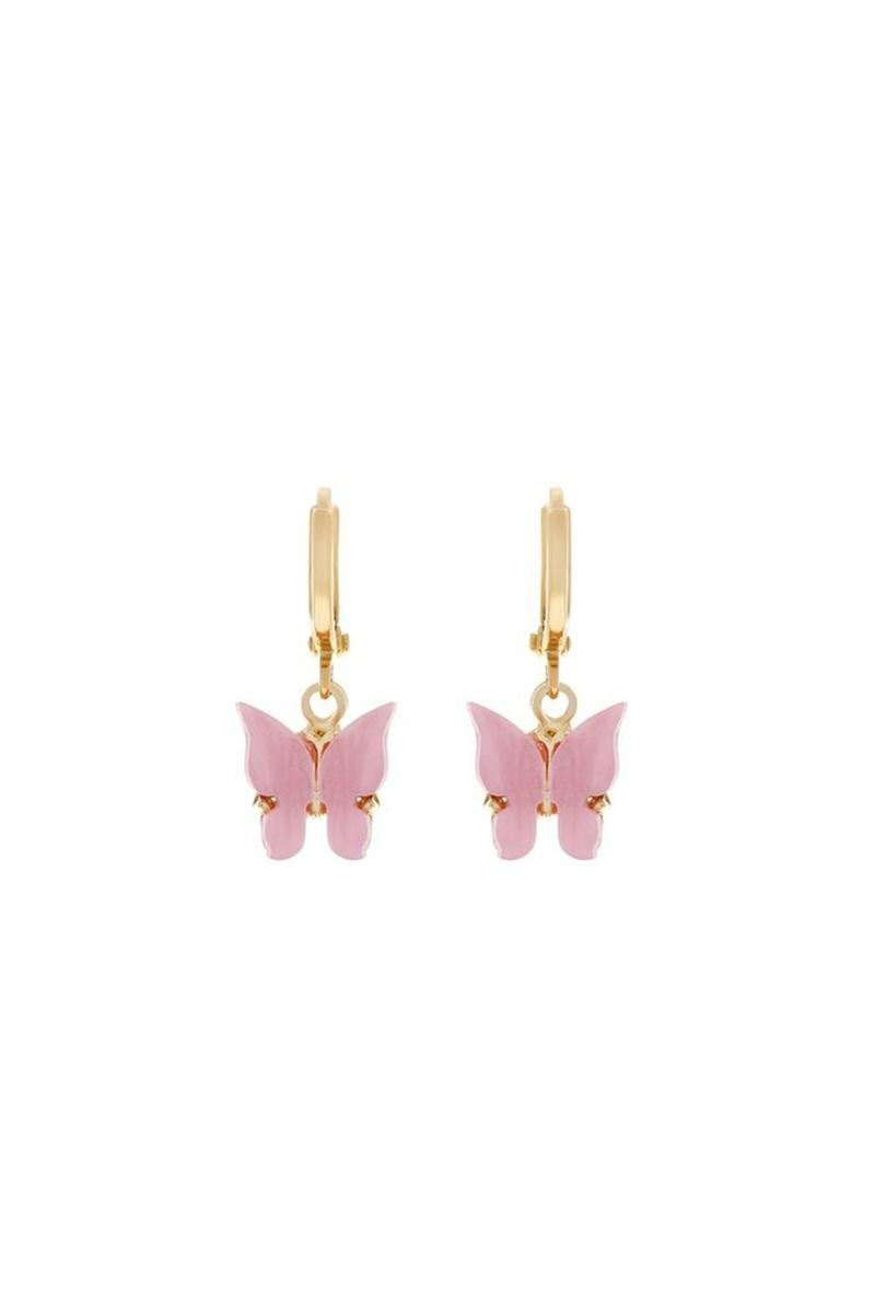 Butterfly Earrings - Blush