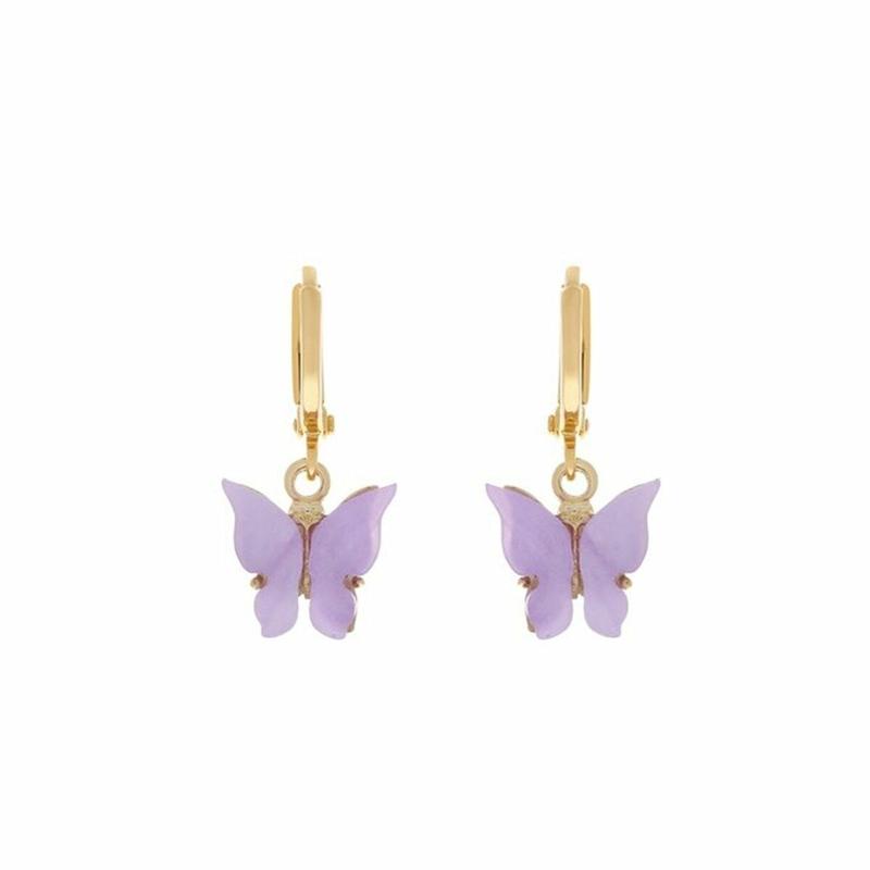 Butterfly Earrings - Lavender