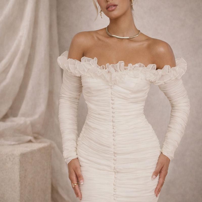 Virginia Dress - White