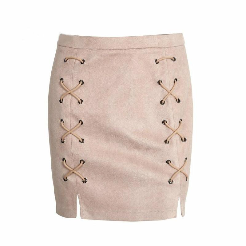 Lace Up Skirt