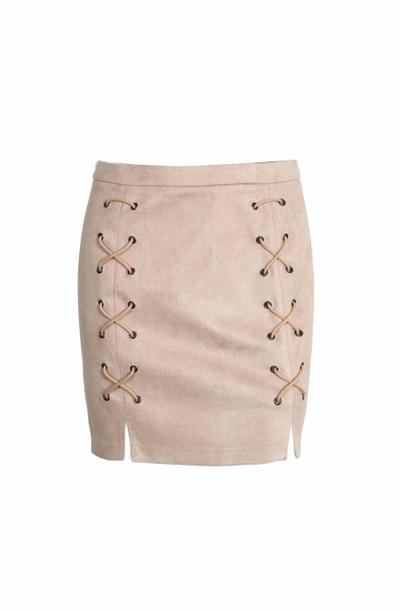 Lace Up Skirt