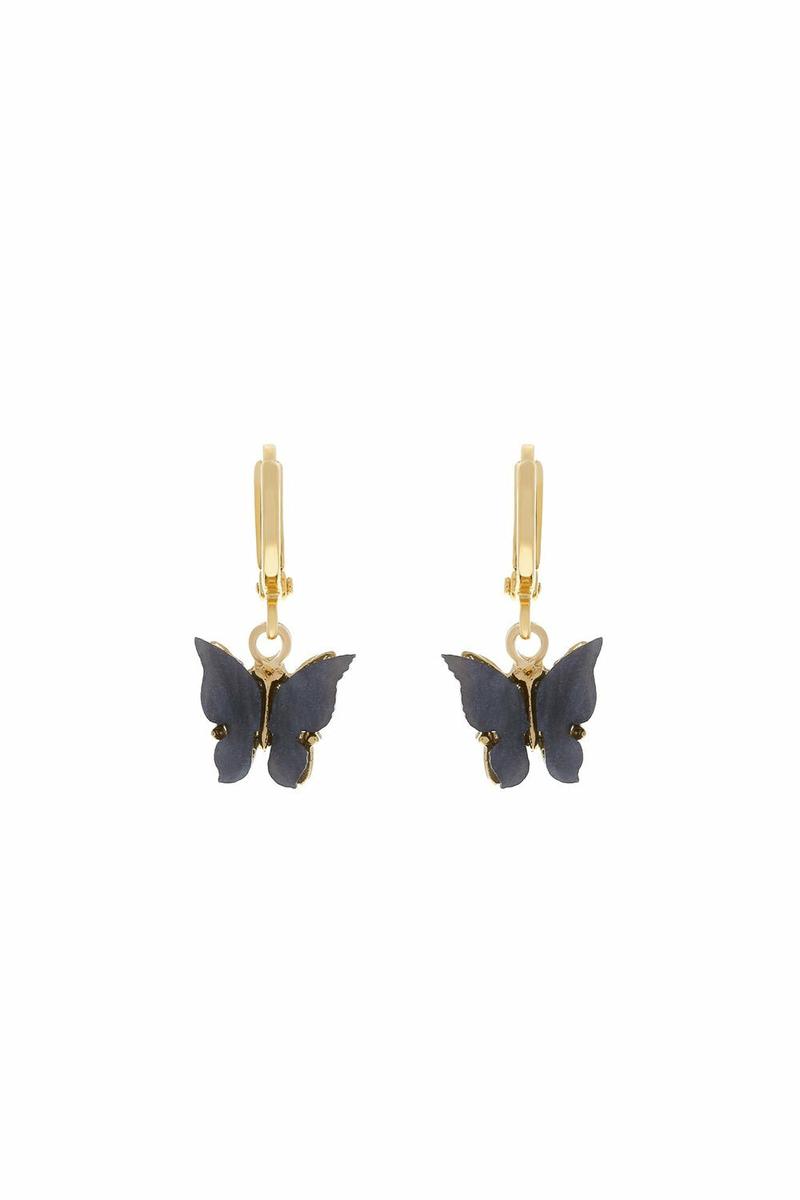 Butterfly Earrings - Black